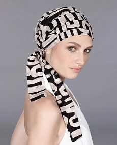 Šátek Ama Fina black-maze 02.jpg