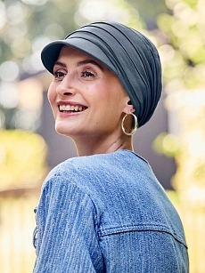 Čepice s kšiltem Yoga Cap blue 01.jpg