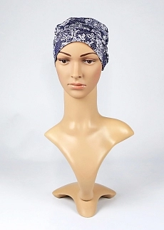 Turban Azu bambus modrý květ.jpg