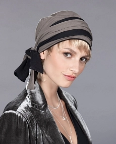 Šátek Ama black-taupe 01.jpg