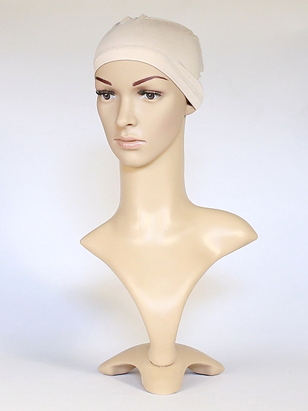 Čepička pod paruku bez krajky