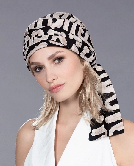 Šátek Ama Fina black-maze