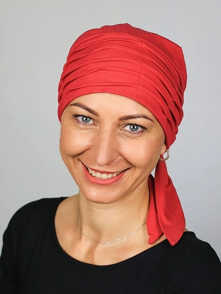 Šátek Alina malinová