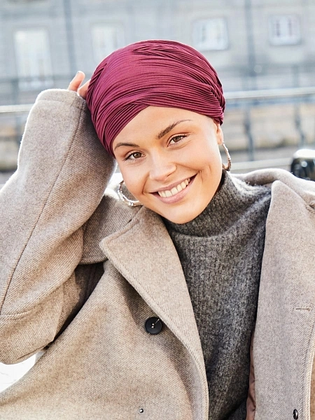 Turban Luna Bordeaux Autumn