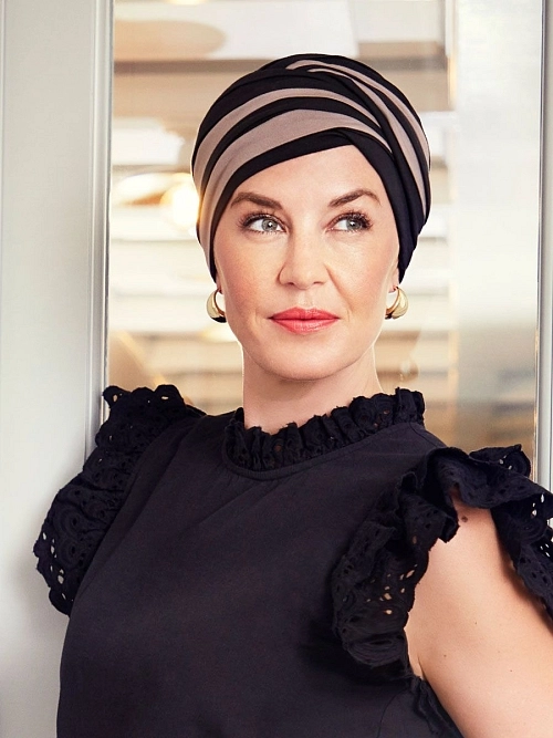 Turban Shanti Black/Brown