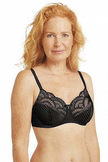 Protetická podprsenka Karolina SBP černá/tělová