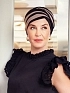 Turban Shanti Black/Brown
