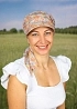 ALoENA šátek s kšiltem nepodšitý