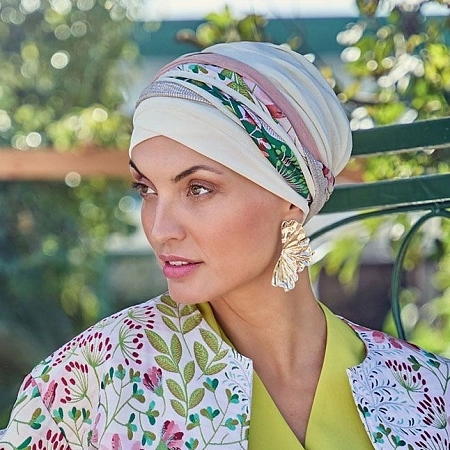 Turban Perla Boho Spirit Pastel Brocade