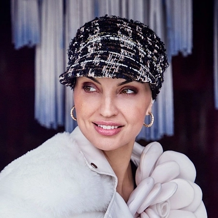 Baret Pandora Midnight Bouclé