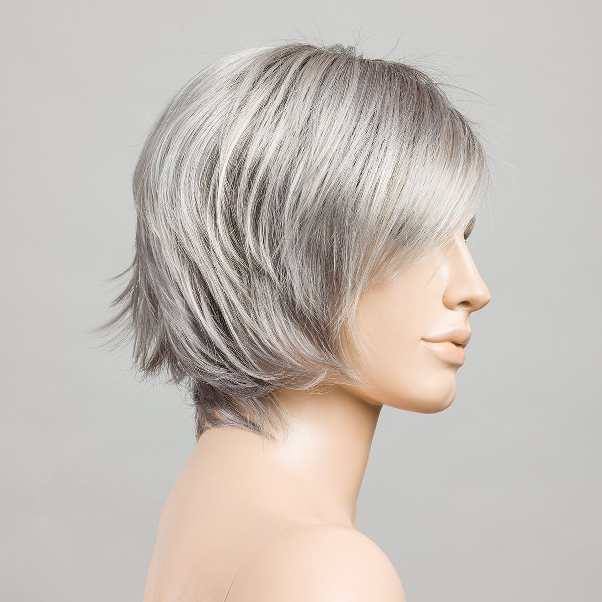 metallic blonde rooted 